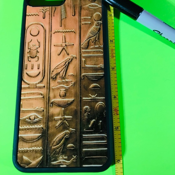 Egyptian Hieroglyph Theme Phone Case - Picture 2 of 6